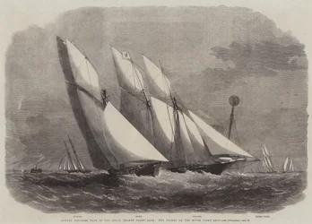 Annual Schooner Race of the Royal Thames Yacht Club, the Yachts at the Mouse Light Ship